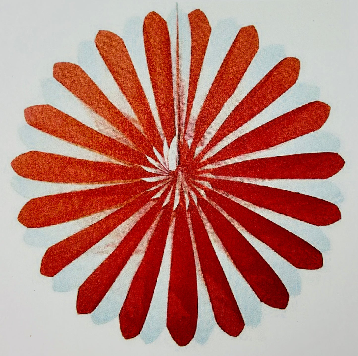 Papier Rosette (ca. 75 cm Durchmesser)