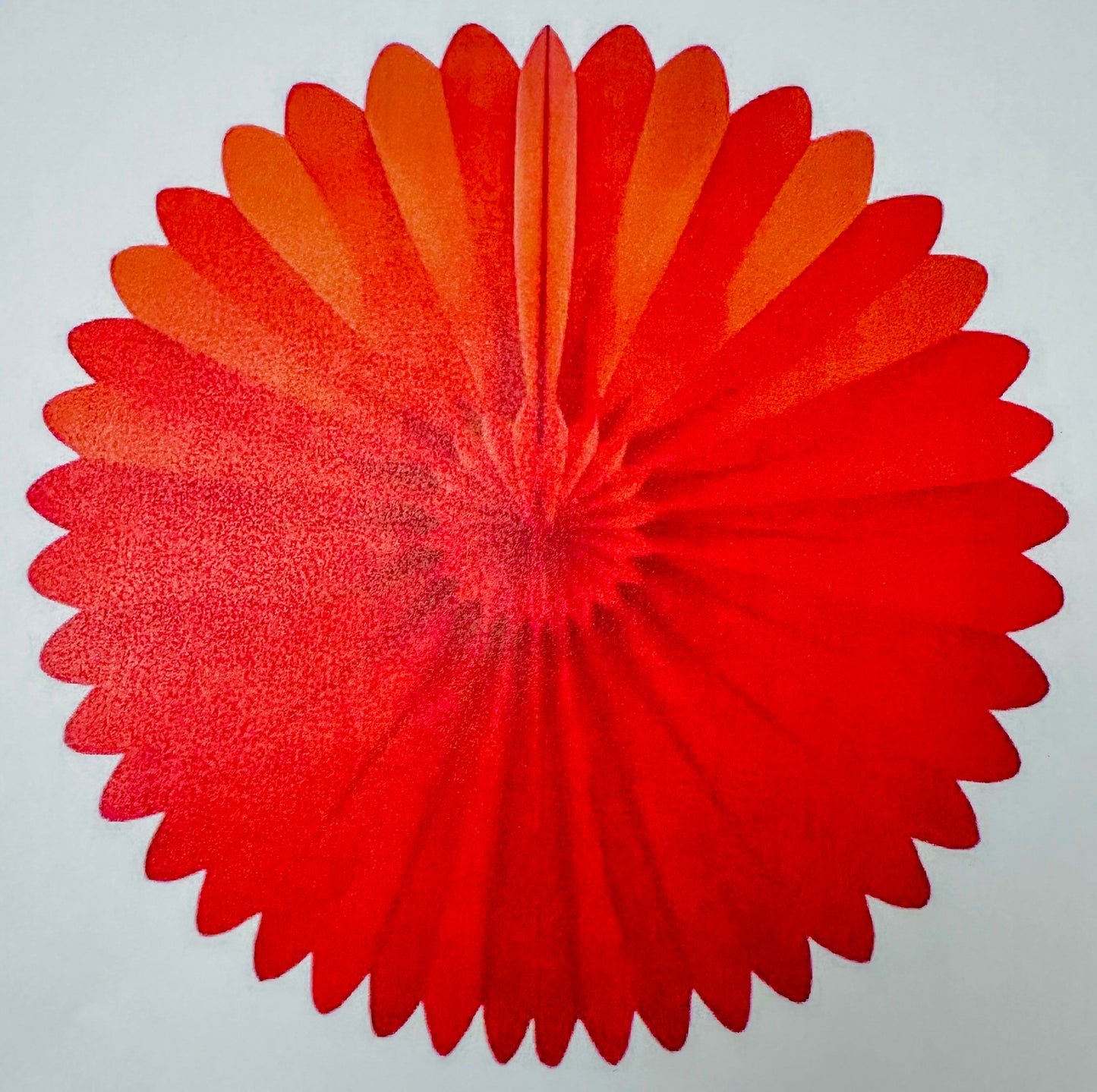 Papier Rosette (ca. 100 cm Durchmesser)