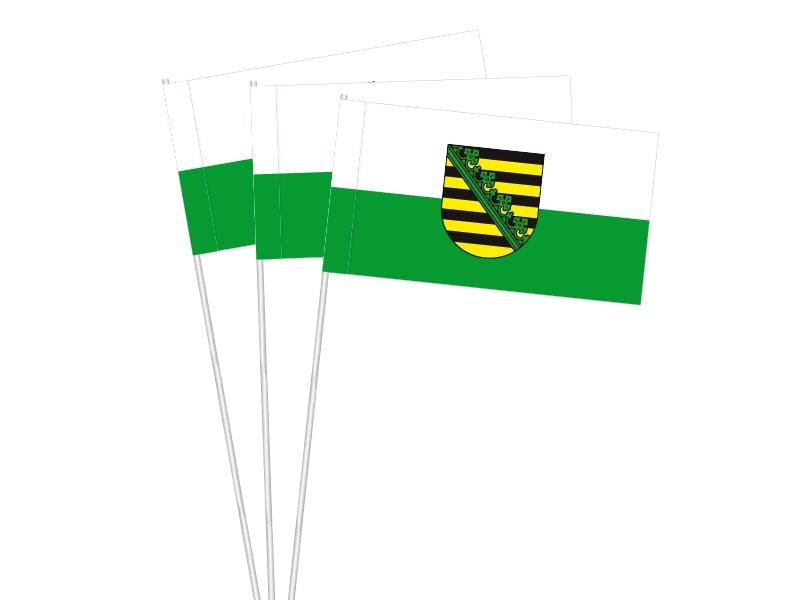 Papier-Fähnchen an 40 cm Polystyrolstab (Bundesländer)