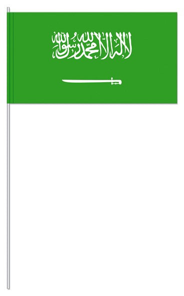 Papier-Fähnchen an 40cm Polystyrolstab (Länder)