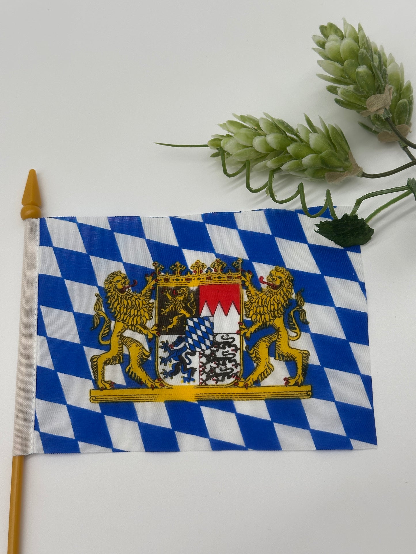 Tischflagge "Bay. Raute-Löwenwappen"