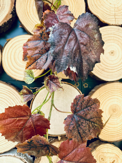 Textil Weinlaubgirlande, verschiedene Ausführungen