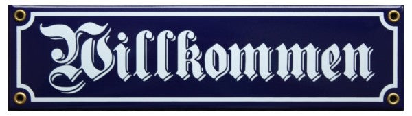 Email Schild Straßenname, Maße: 8 x 30 cm verschiedene Ausführungen