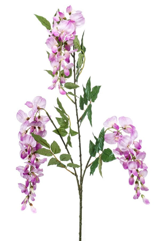 Textil Blauregen mit 3 Blüten