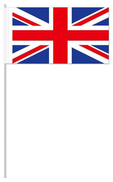 Papier-Fähnchen an 40cm Polystyrolstab (Länder)