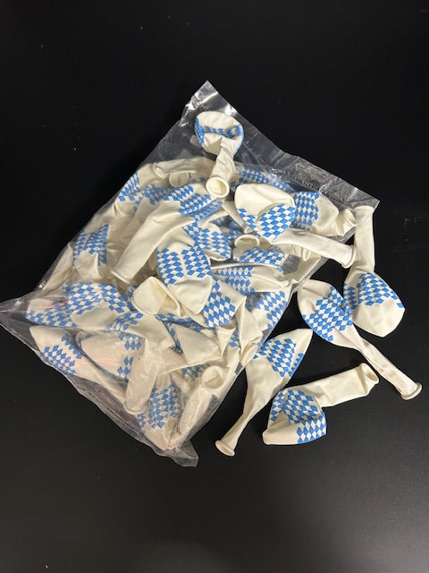 ABVERKAUF! Nur so lange der Vorrat reicht!!!! Latexluftballon "Bay. Raute" á 50 Stück