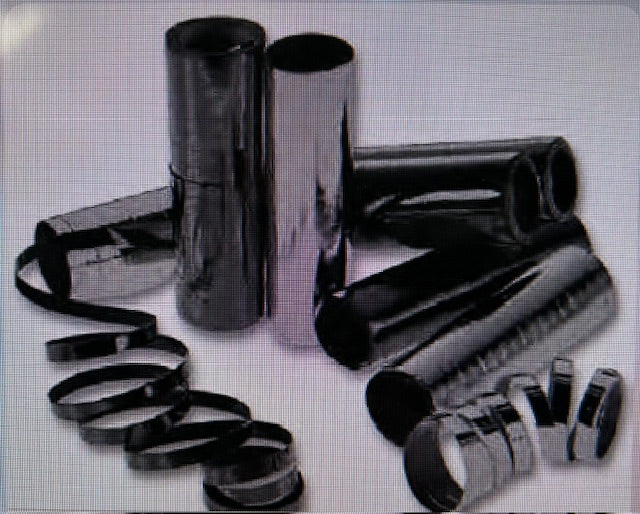 Luftschlange "Schwarz metallic"