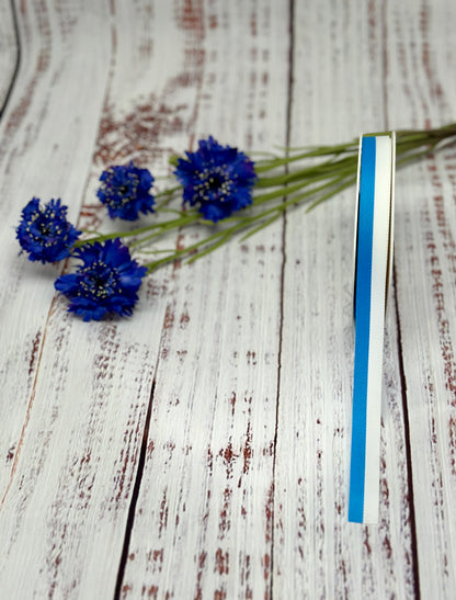 Festband weiß/blau á 25 m