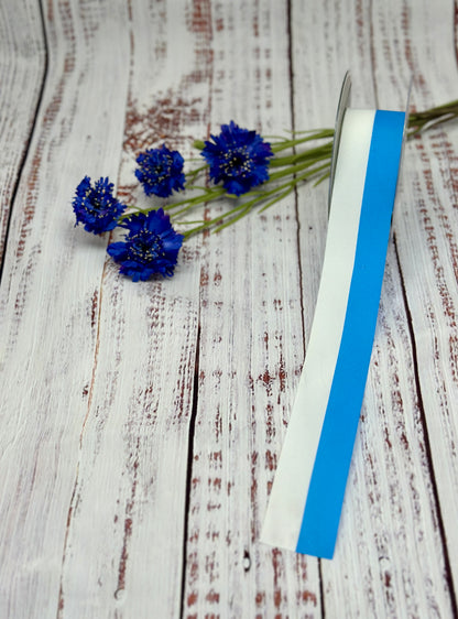 Festband weiß/blau á 25 m
