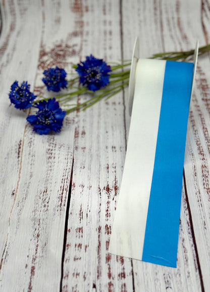 Festband weiß/blau á 25 m